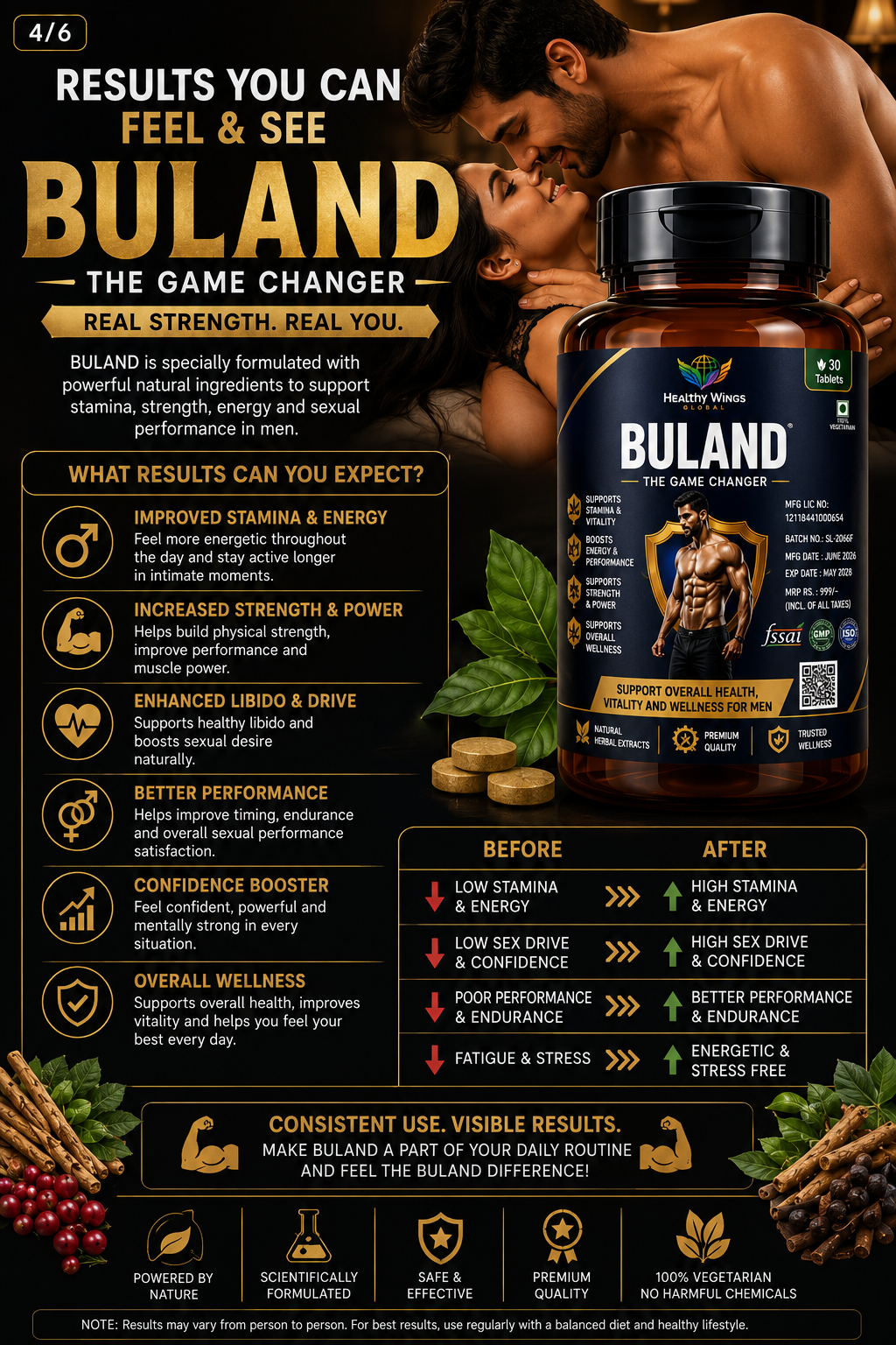BULAND – The Game Changer | 30 Tablets